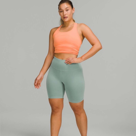 Lululemon Wunder Train Contour Fit High-Rise Biker Short 8" Misty Glade W7BXBS 6 - Picture 10 of 10